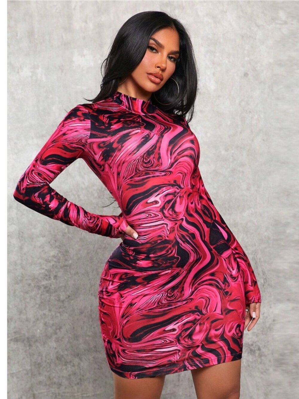 2 for $10 Sexy Printed Bodycon Dress (4)/Small